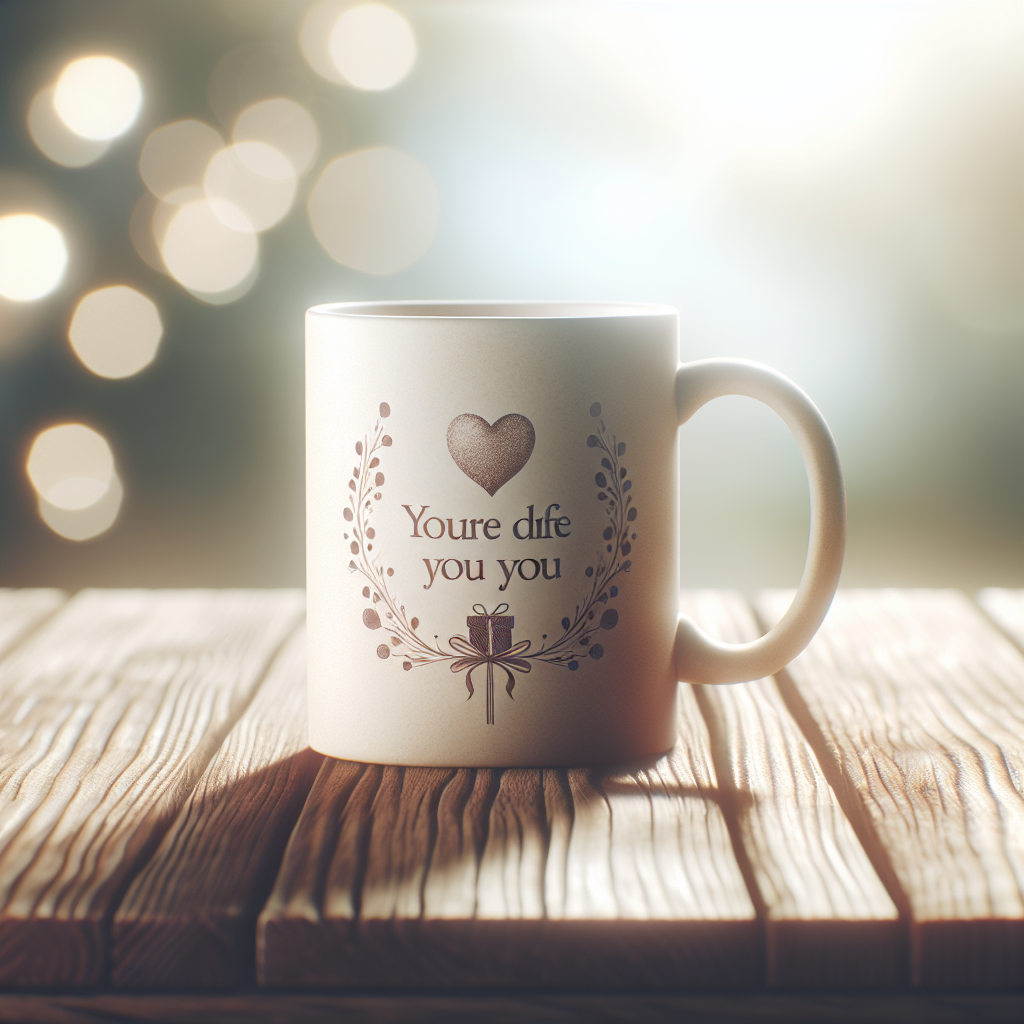 Éveillez des souvenirs avec une tasse personnalisée pleine d’émotion à offrir